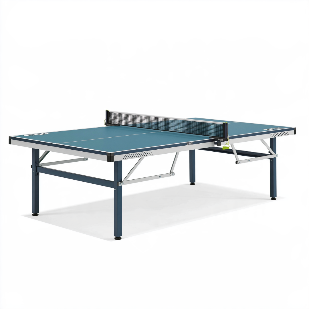 Table de tennis de table 274 x 152.5 x 76 cm acier bleu pliable