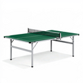Table de tennis de table 274 x 152.5 x 76 cm plateau vert structure métal avec filet