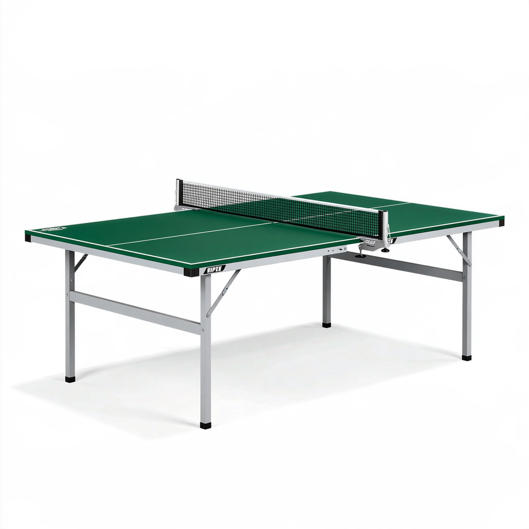 Table de tennis de table 274 x 152.5 x 76 cm plateau vert structure métal avec filet